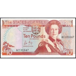 Jersey - Pick 17a - 10 pounds - Série AC - 1989 - Etat : NEUF