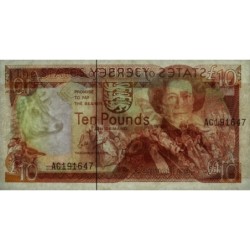 Jersey - Pick 17a - 10 pounds - Série AC - 1989 - Etat : NEUF