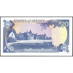 Jersey - Pick 18a - 20 pounds - Série AC - 1989 - Petit numéro - Etat : NEUF