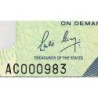 Jersey - Pick 18a - 20 pounds - Série AC - 1989 - Petit numéro - Etat : NEUF