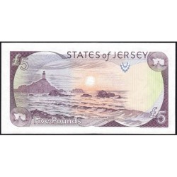 Jersey - Pick 21a - 5 pounds - Série EC - 1993 - Etat : NEUF