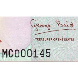 Jersey - Pick 22a - 10 pounds - Série MC - 1993 - Petit numéro - Etat : SPL+