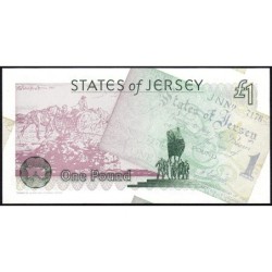 Jersey - Pick 25 - 1 pound - Série LJ - 09/05/1995 - Commémoratif - Etat : NEUF