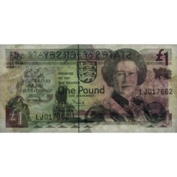 Jersey - Pick 25 - 1 pound - Série LJ - 09/05/1995 - Commémoratif - Etat : NEUF
