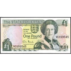 Jersey - Pick 26a - 1 pound - Série VC - 2000 - Etat : NEUF