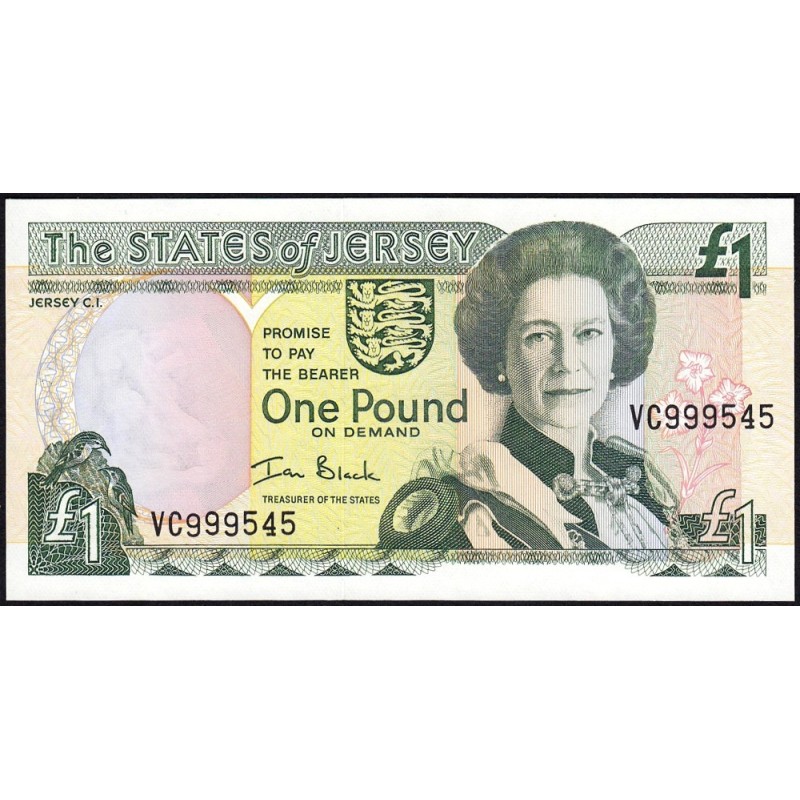 Jersey - Pick 26a - 1 pound - Série VC - 2000 - Etat : NEUF