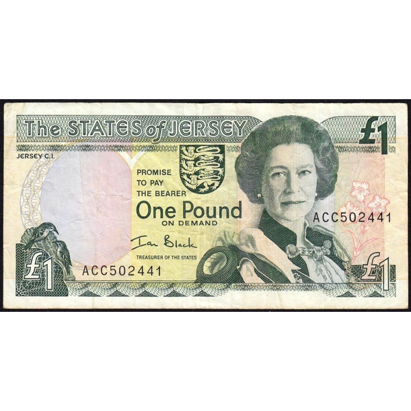 Jersey - Pick 26b - 1 pound - Série ACC - 2000 - Etat : TB