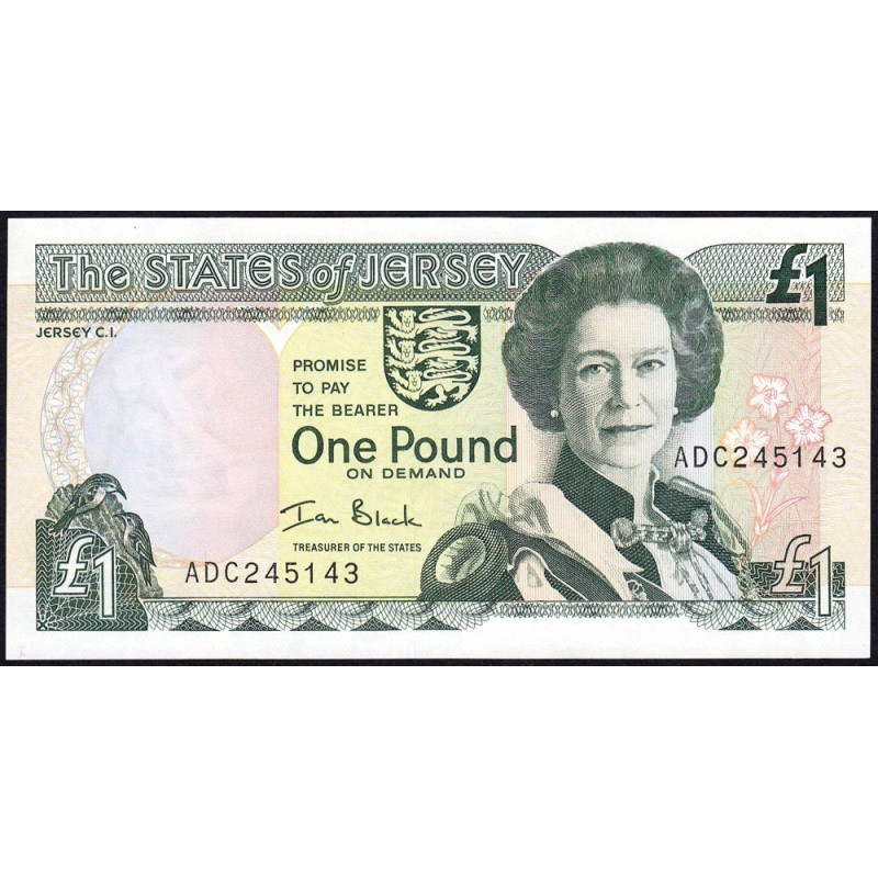 Jersey - Pick 26b - 1 pound - Série ADC - 2000 - Etat : NEUF