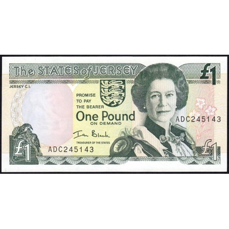 Jersey - Pick 26b - 1 pound - Série ADC - 2000 - Etat : NEUF