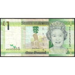 Jersey - Pick 32a - 1 pound - Série AD - 2010 - Etat : TB
