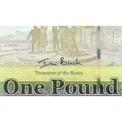 Jersey - Pick 32a - 1 pound - Série BD - 2010 - Etat : TB+