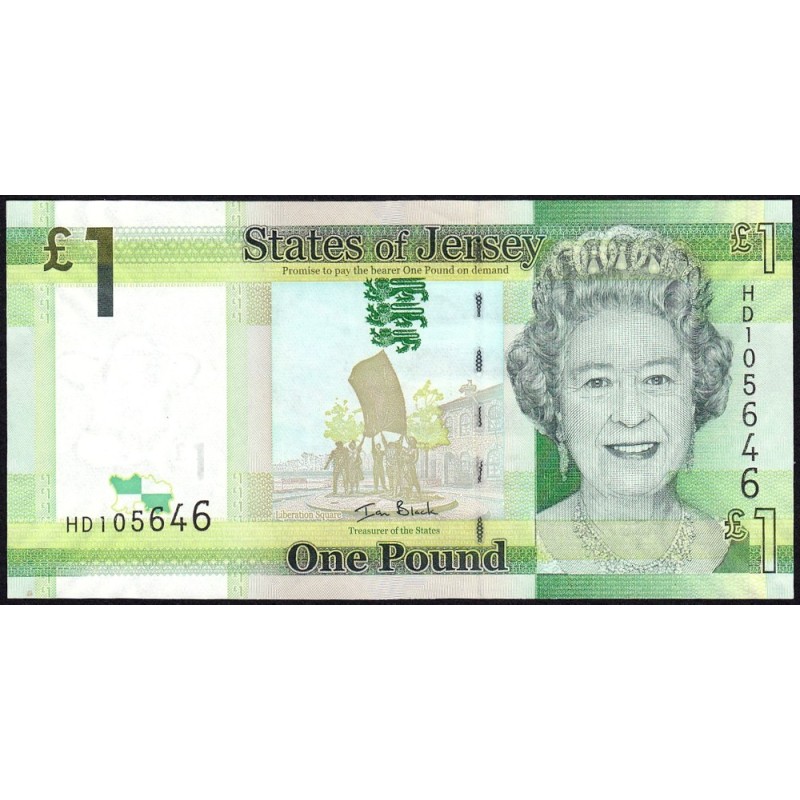 Jersey - Pick 32a - 1 pound - Série HD - 2010 - Etat : pr.NEUF