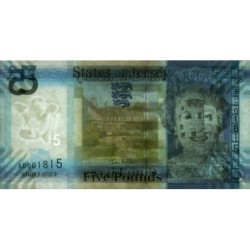 Jersey - Pick 33a - 5 pounds - Série AD - 2010 - Etat : NEUF