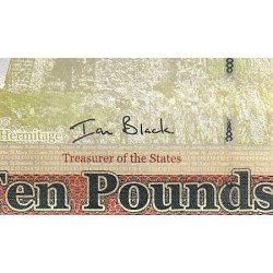 Jersey - Pick 34a - 10 pounds - Série CD - 2010 - Etat : NEUF