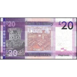 Jersey - Pick 35a - 20 pounds - Série AD - 2010 - Etat : TTB