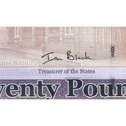 Jersey - Pick 35a - 20 pounds - Série AD - 2010 - Etat : TTB