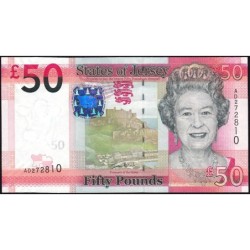 Jersey - Pick 36a - 50 pounds - Série AD - 2010 - Etat : NEUF