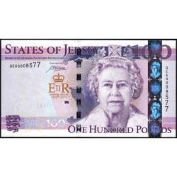 Jersey - Pick 37a - 100 pounds - Série QE60 - 2012 - Commémoratif - Etat : NEUF