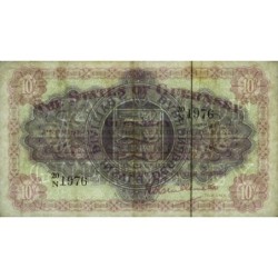 Guernesey - Pick 42c - 10 shillings - Série 20/N - 01/07/1966 - Etat : TTB-