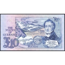 Guernesey - Pick 50b - 10 pounds - Série C - 1985 - Etat : NEUF