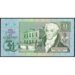 Guernesey - Pick 52c - 1 pound - Série T - 2004 - Etat : NEUF