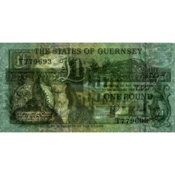 Guernesey - Pick 52c - 1 pound - Série T - 2004 - Etat : NEUF
