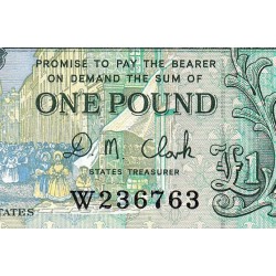 Guernesey - Pick 52c - 1 pound - Série W - 2004 - Etat : NEUF
