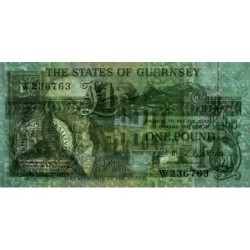 Guernesey - Pick 52c - 1 pound - Série W - 2004 - Etat : NEUF