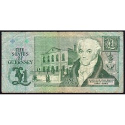 Guernesey - Pick 52c - 1 pound - Série W - 2004 - Etat : TB-