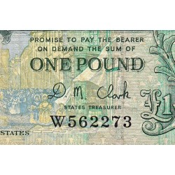 Guernesey - Pick 52c - 1 pound - Série W - 2004 - Etat : TB-