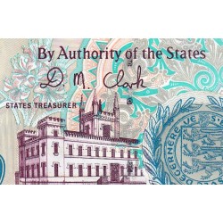 Guernesey - Pick 57c - 10 pounds - Série E - 2004 - Petit numéro - Etat : NEUF