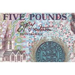 Guernesey - Pick 60 - 5 pounds - Série M - 2000 - Commémoratif - Etat : NEUF