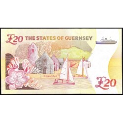 Guernesey - Pick 61 - 20 pounds - Série QE/60 - 2012 - Commémoratif - Etat : NEUF