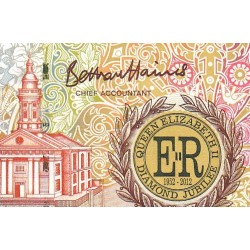 Guernesey - Pick 61 - 20 pounds - Série QE/60 - 2012 - Commémoratif - Etat : NEUF