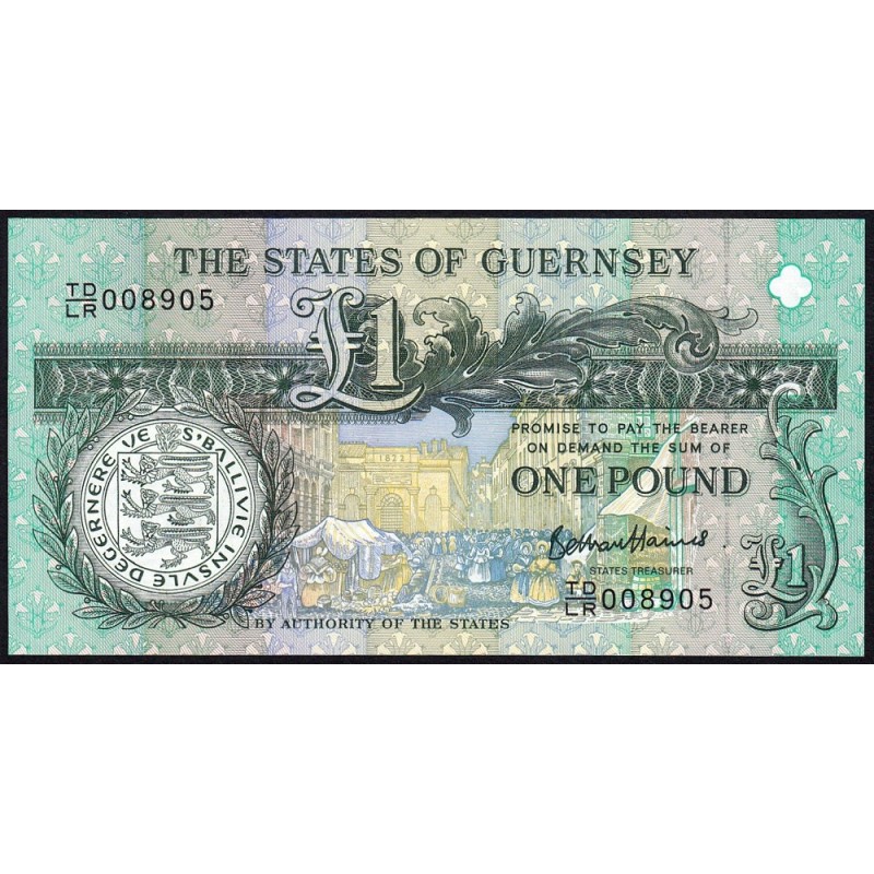 Guernesey - Pick 62 - 1 pound - Série TD/LR - 2013 - Commmémoratif - Etat : NEUF