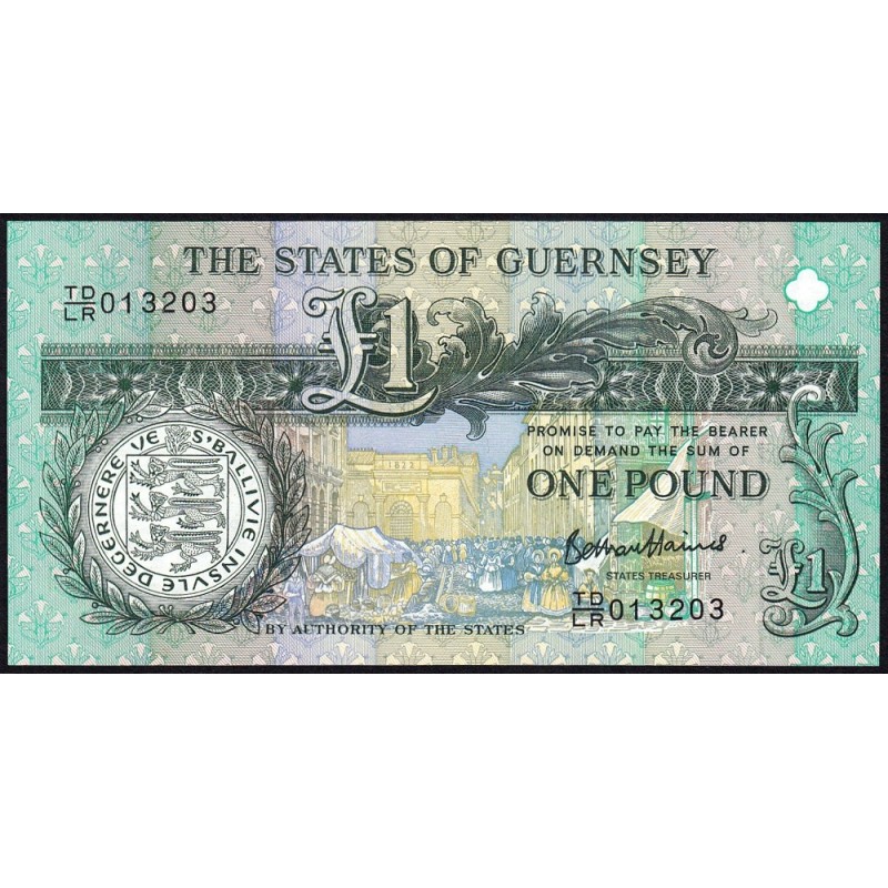 Guernesey - Pick 62 - 1 pound - Série TD/LR - 2013 - Commmémoratif - Etat : NEUF
