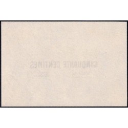 Roanne - Pirot non répertorié - 50 centimes - Epreuve 2 de l'avers - Etat : NEUF