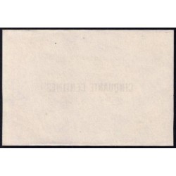 Roanne - Pirot non répertorié - 50 centimes - Epreuve 2 de l'avers - Etat : SPL