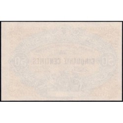 Roanne - Pirot non répertorié - 50 centimes - Epreuve 3 de l'avers - Etat : NEUF