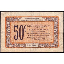 Alençon & Flers (Orne) - Pirot 6-37 - 50 centimes - Série 4W1 - 10/08/1915 - Etat : TB