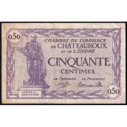 Chateauroux (Indre) - Pirot 46-24 - 50 centimes - 11/08/1920 - Etat : TB+