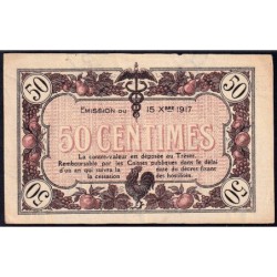 Macon et Bourg - Pirot 78-10 - 50 centimes - Série D - 15/12/1917 - Etat : SUP