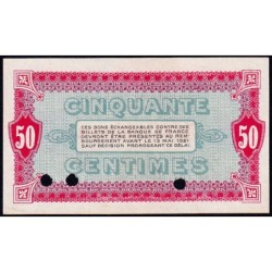 Moulins et Lapalisse - Pirot 86-2a - 50 cent. - Série 101 - 12/05/1916 - Spécimen - Etat : NEUF