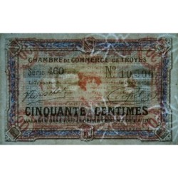 Troyes - Pirot 124-13 - 50 centimes - Série 460 - 7e émission - Sans date - Etat : SUP