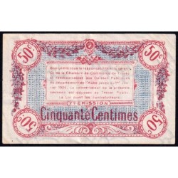 Troyes - Pirot 124-13 - 50 centimes - Série 486 - 7e émission - Sans date - Etat : TTB