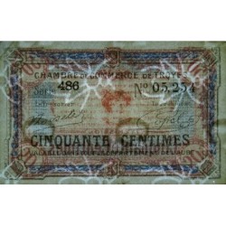 Troyes - Pirot 124-13 - 50 centimes - Série 486 - 7e émission - Sans date - Etat : TTB