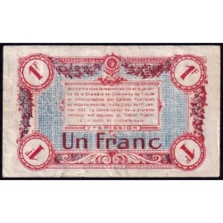 Troyes - Pirot 124-14 - 1 franc - Série 473 - 7e émission - Sans date - Etat : TB+