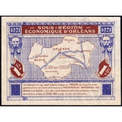 Orléans et Blois - Pirot 96-7 - 1 franc - 15/05/1921 - 2me émission - Etat : TTB+