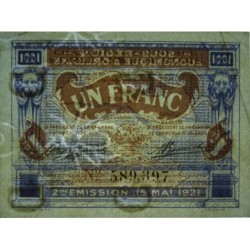 Orléans et Blois - Pirot 96-7 - 1 franc - 15/05/1921 - 2me émission - Etat : TTB+