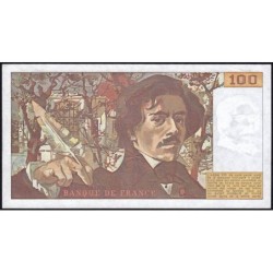 F 69-05 - 1981 - 100 francs - Delacroix modifié - Série E.54 - Etat : SUP